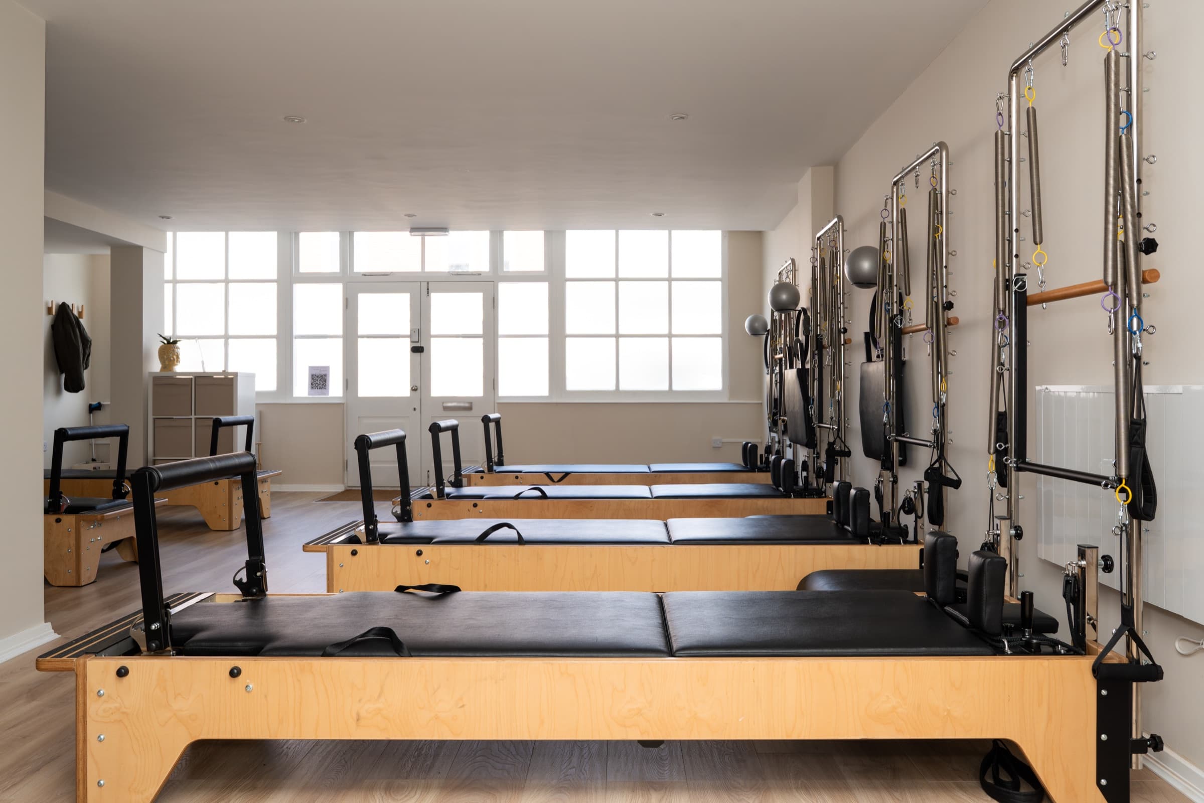 Reformer studio in Poole used for the apparatus teacher training
